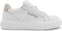 Valentino Witte leren sneaker met gouden logo White Dames - Thumbnail 2