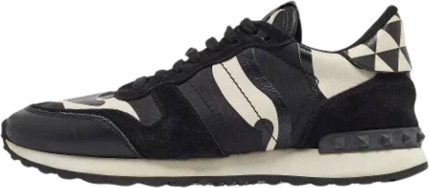 Valentino Vintage Pre-owned Canvas sneakers Black Dames