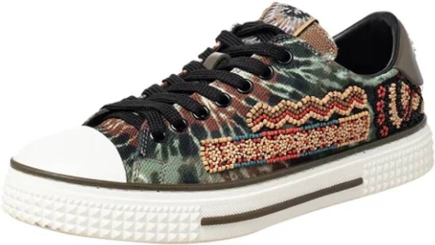 Valentino Vintage Pre-owned Canvas sneakers Multicolor Dames