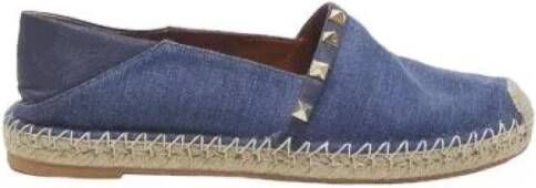 Valentino Vintage Pre-owned Fabric espadrilles Blue Dames