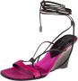 Valentino Vintage Pre-owned Fabric sandals Pink Dames - Thumbnail 1