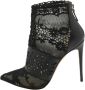 Valentino Vintage Pre-owned Lace boots Black Dames - Thumbnail 1