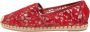 Valentino Vintage Pre-owned Lace flats Red Dames - Thumbnail 1