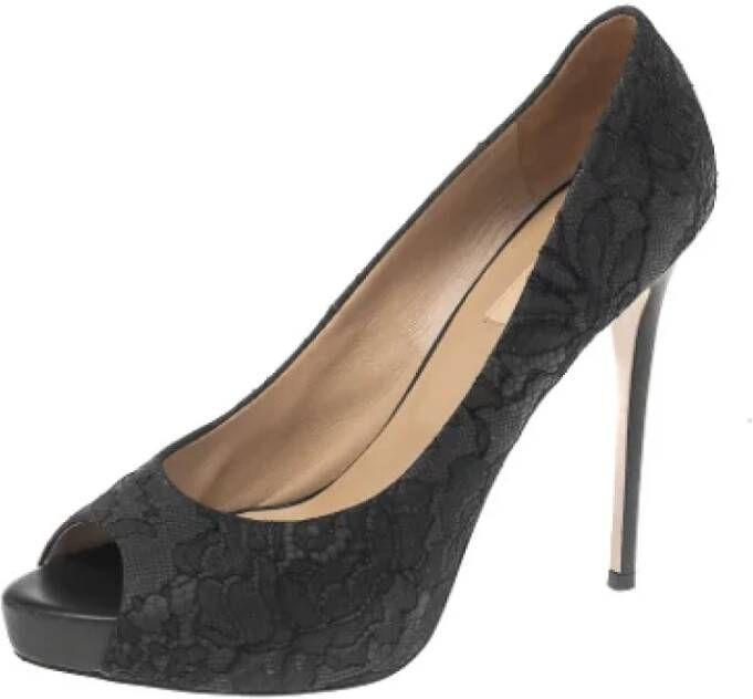 Valentino Vintage Pre-owned Lace heels Black Dames