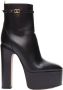 Valentino Vintage Pre-owned Leather boots Black Dames - Thumbnail 1