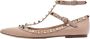 Valentino Vintage Pre-owned Leather flats Beige Dames - Thumbnail 1