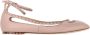 Valentino Vintage Pre-owned Leather flats Beige Dames - Thumbnail 1