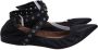 Valentino Vintage Pre-owned Leather flats Black Dames - Thumbnail 1