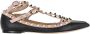 Valentino Vintage Pre-owned Leather flats Black Dames - Thumbnail 1