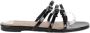 Valentino Vintage Pre-owned Leather flats Black Dames - Thumbnail 1