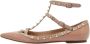 Valentino Vintage Pre-owned Leather flats Pink Dames - Thumbnail 1