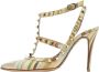 Valentino Vintage Pre-owned Leather heels Beige Dames - Thumbnail 1