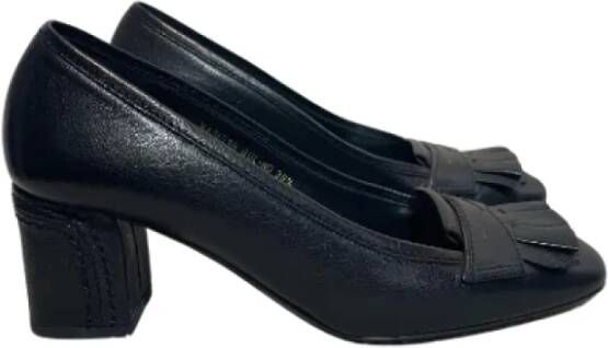 Valentino Vintage Pre-owned Leather heels Black Dames