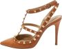 Valentino Vintage Pre-owned Leather heels Brown Dames - Thumbnail 1