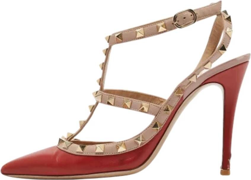 Valentino Vintage Pre-owned Leather heels Red Dames