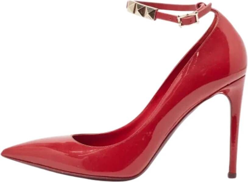 Valentino Vintage Pre-owned Leather heels Red Dames