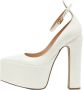 Valentino Vintage Pre-owned Leather heels White Dames - Thumbnail 1