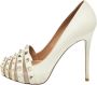 Valentino Vintage Pre-owned Leather heels White Dames - Thumbnail 1