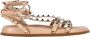 Valentino Vintage Pre-owned Leather sandals Beige Dames - Thumbnail 1