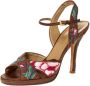 Valentino Vintage Pre-owned Leather sandals Brown Dames - Thumbnail 1