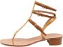 Valentino Vintage Pre-owned Leather sandals Brown Dames - Thumbnail 1