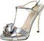 Valentino Vintage Pre-owned Leather sandals Gray Dames - Thumbnail 1