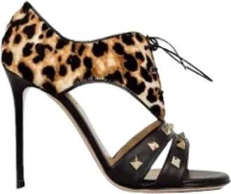 Valentino Vintage Pre-owned Leather sandals Multicolor Dames
