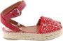 Valentino Vintage Pre-owned Leather sandals Red Dames - Thumbnail 1