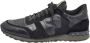 Valentino Vintage Pre-owned Leather sneakers Black Heren - Thumbnail 1