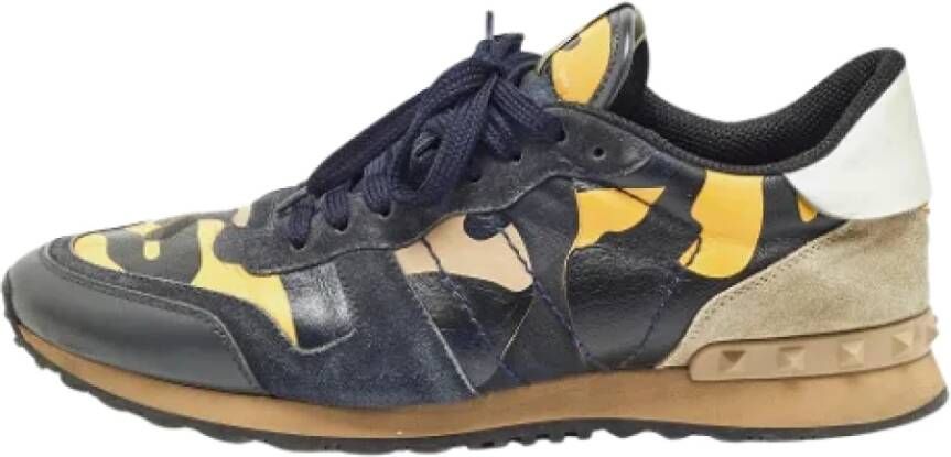 Valentino Vintage Pre-owned Leather sneakers Multicolor Heren