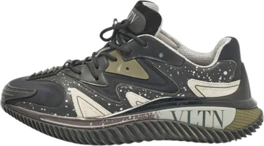 Valentino Vintage Pre-owned Leather sneakers Multicolor Heren