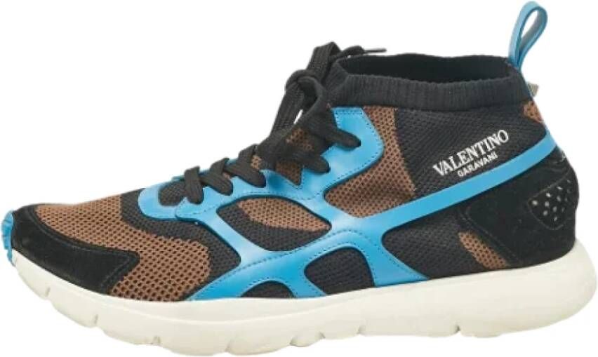 Valentino Vintage Pre-owned Leather sneakers Multicolor Heren