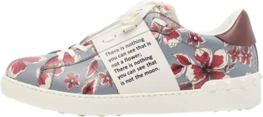 Valentino Vintage Pre-owned Leather sneakers Multicolor Heren
