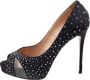 Valentino Vintage Pre-owned Mesh heels Black Dames - Thumbnail 1