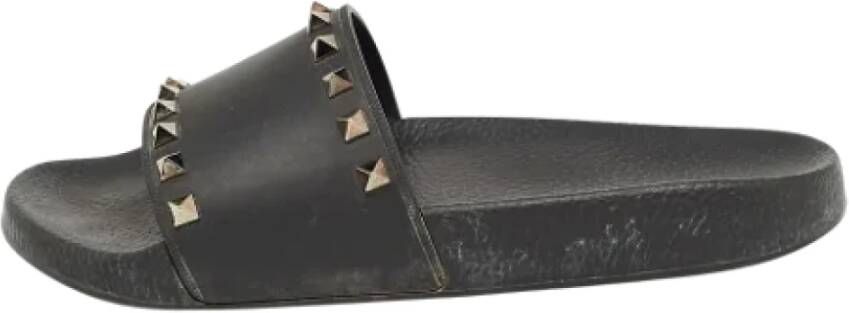 Valentino Vintage Pre-owned Rubber flats Black Dames