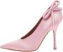 Valentino Vintage Pre-owned Satin heels Pink Dames - Thumbnail 1