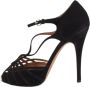 Valentino Vintage Pre-owned Suede sandals Black Dames - Thumbnail 1