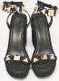 Valentino Vintage Pre-owned Suede sandals Black Dames - Thumbnail 1