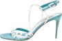 Valentino Vintage Pre-owned Suede sandals Blue Dames - Thumbnail 1