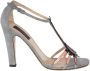 Valentino Vintage Pre-owned Suede sandals Gray Dames - Thumbnail 1