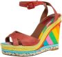 Valentino Vintage Pre-owned Suede sandals Red Dames - Thumbnail 1