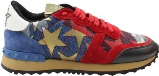 Valentino Vintage Pre-owned Suede sneakers Multicolor Dames