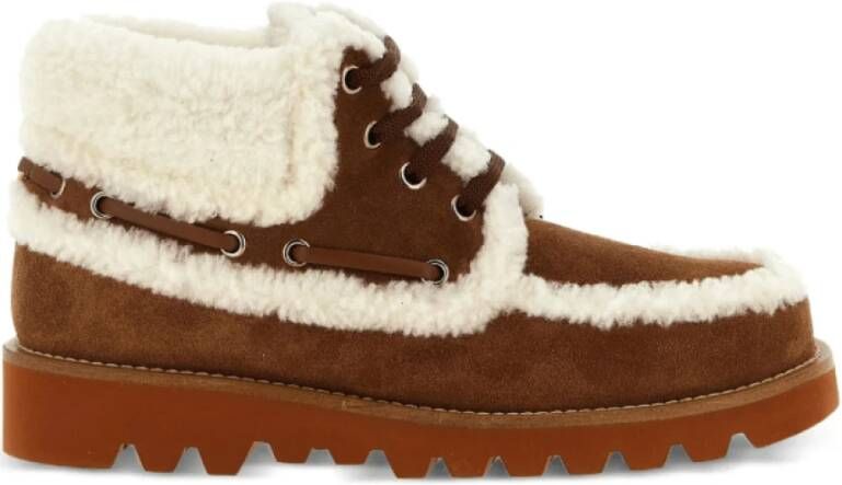 Valentino VLogo-detail leren veterlaarzen