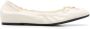 Valentino Witte Patent Boog Ballet Flats - Thumbnail 1
