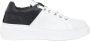 Valentino Zwart en wit logo sneakers White Dames - Thumbnail 1