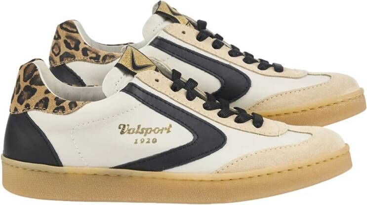 Valsport 1920 Animalier Cream Black Sneakers