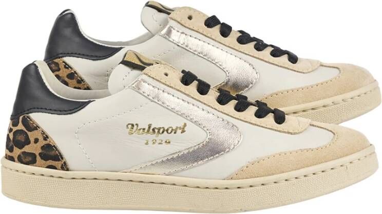 Valsport 1920 Animalier Cream Gold Sneakers