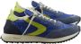 Valsport 1920 Blauwe Sneakers met Limegroene Accenten - Thumbnail 1