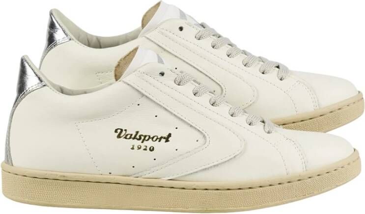 Valsport 1920 Gewatteerde Tong Bianco Argento Sneakers