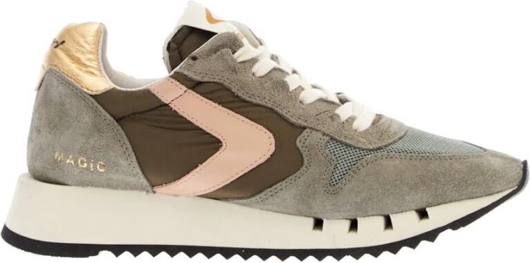 Valsport 1920 Grijze Roze Gouden Sneakers voor Dames